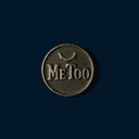 Badge ou insigne 'MeToo'