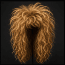 Perruque volumineuse