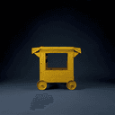 Palanquin impérial jaune