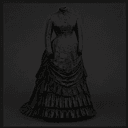 Robe de deuil noire
