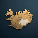 Carte de l'Islande