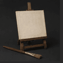 Peinture et pinceau