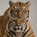 Tigre et léopard