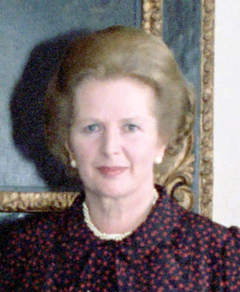 Prime Minister Margaret Thatcher