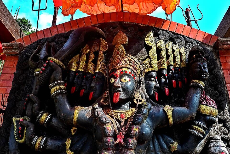Kalimata Statue Chandeshwori Temple Tokha Municipality Kathmandu Nepal Rajesh Dhungana (7)