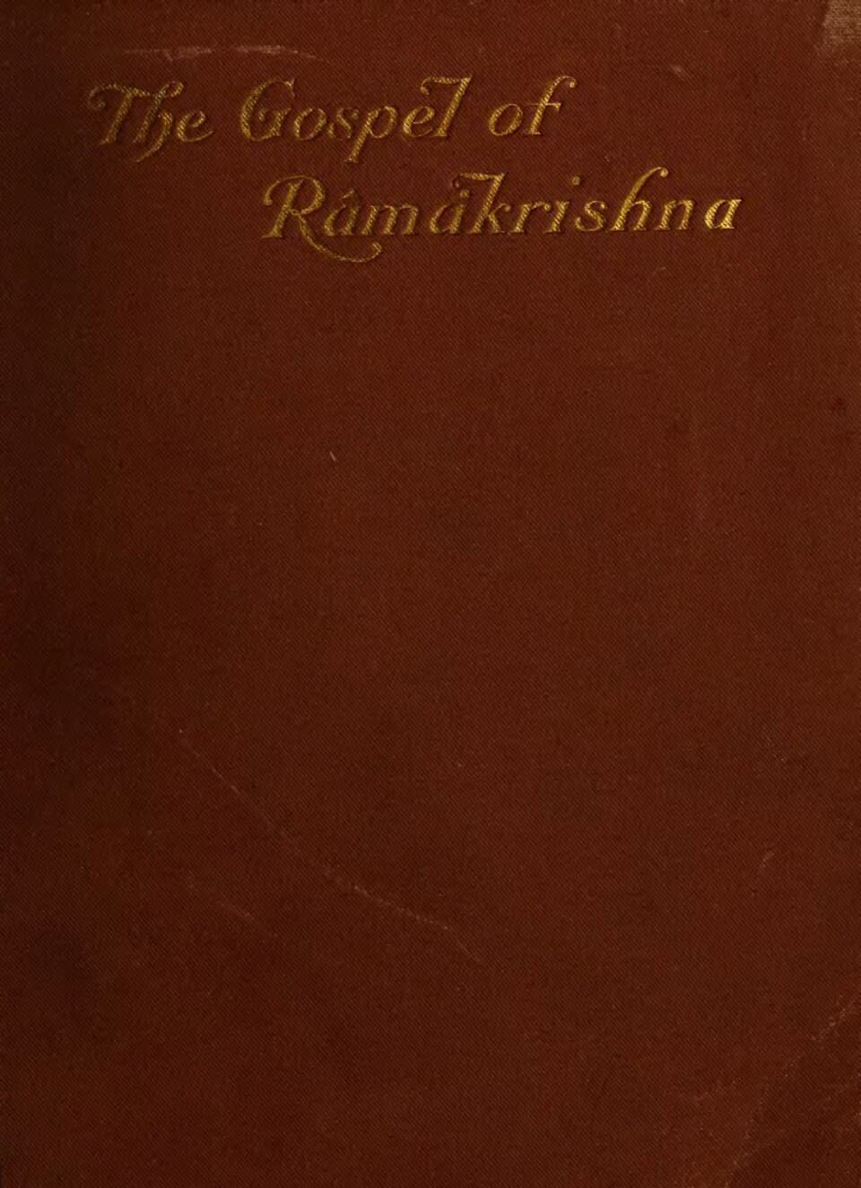 The gospel of Râmakrishna