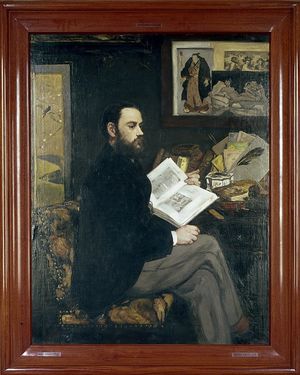French: Portrait d'Émile Zola Portrait of Emile Zolatitle QS:P1476,fr:"Portrait d'Émile Zola "label QS:Lfr,"Portrait d'Émile Zola "label QS:Lit,"Ritratto di Émile Zola"label QS:Lru,"Портрет Эмиля Зо