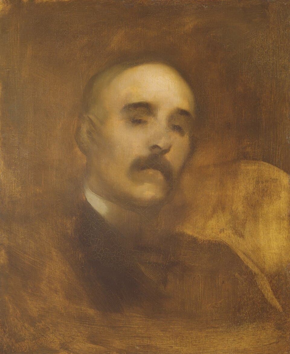 Georges Clemenceau - portrait peint par Eugène Carrière