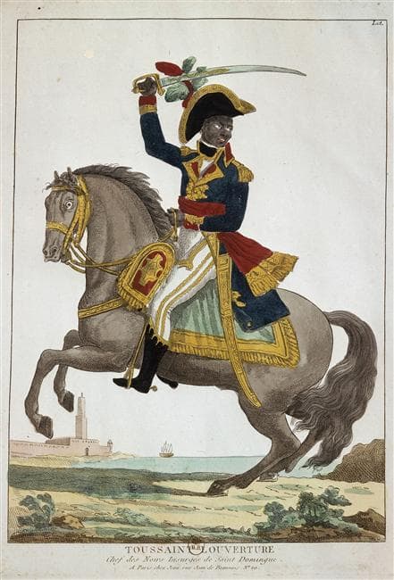 Toussaint Louverture, chef des insurgés de Saint-Domingue
