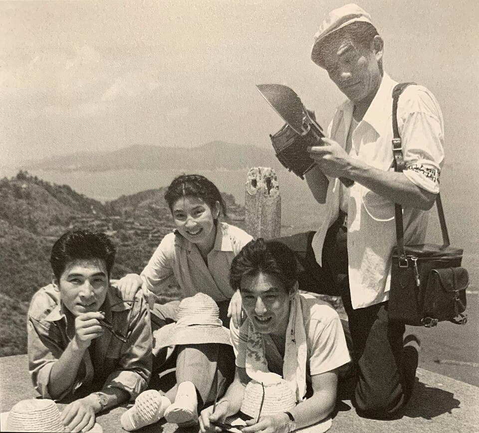 Momoko Kochi, Akira Takarada, Akihiko Hirata, and Sachio Sakai