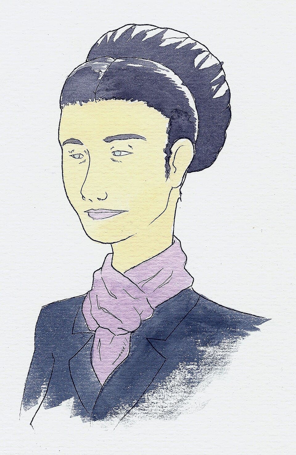 Portrait of Simone de Beauvoir