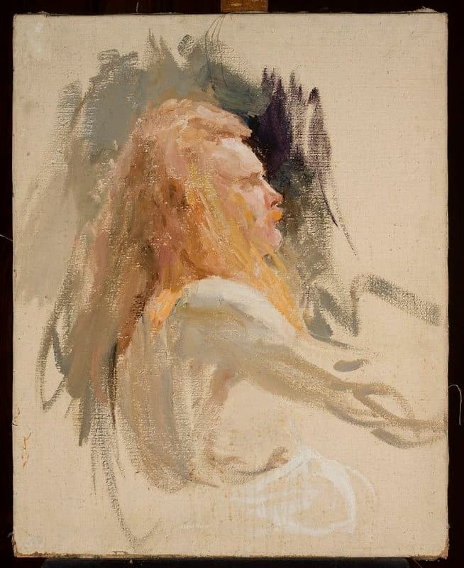 Siegfried, portrait study title QS:P1476,en:"Siegfried, portrait study "label QS:Len,"Siegfried, portrait study "label QS:Lpl,"Zygfryd, studium portretowe"