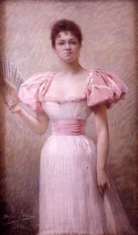 Aviat - Portrait de Madame Aspasie Caron (1893)