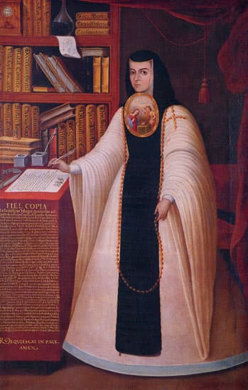 Sor Juana Inés de la Cruz (Juan de Miranda)
