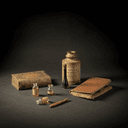 Fioles de poison et manuels de pharmacologie
