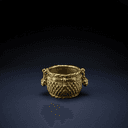Perles de cornaline et d'or