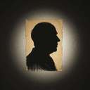 Profil silhouette de Hitchcock