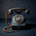 Téléphone à cadran rotatif soviétique