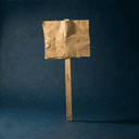 Pancartes et tracts de manifestation