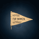 Fanion suffragiste 'Votes for Women'