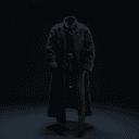 Manteau de zibeline noire