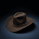 Chapeau de cow-boy à larges bords
