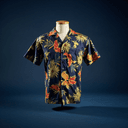 Chemise aux motifs tropicaux flamboyants
