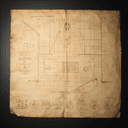 Plans techniques sur papier vélin