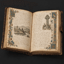 Journal intime relié cuir