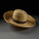 Chapeau de paille à larges bords