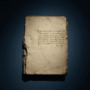 Lettre manuscrite cachetée à la cire