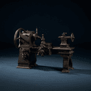 Tour à métaux à commande hydraulique
