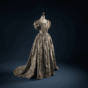 Robe de cour et parure de diamants