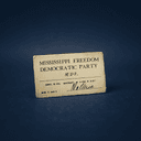 Carte du Mississippi Freedom Democratic Party (MFDP)