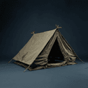Tente de campement à armature légère