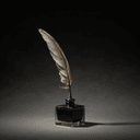 Plume d'oie et encrier