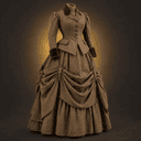 Modified riding costume