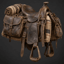 Saddle and horse-trekking equipment