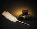 Plume d'oie et encrier