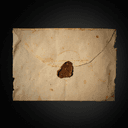 Lettre cachetée à la cire