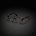Lunettes épaisses à monture d'écaille
