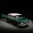 Vieille voiture américaine (Ford ou Chevrolet des années 1960)