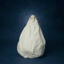 Sari blanc en coton ou en soie