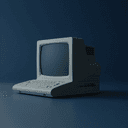 Terminal informatique à écran cathodique