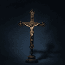 Crucifix et images saintes catholiques