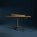 Règle à calcul et table à dessin