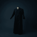 Col romain et costume sombre