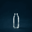 Bouteille de lait en verre