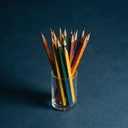 Crayons de couleur et marqueurs