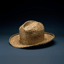 Chapeau de paille tressée des jaji